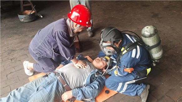 匯源煤氣開展煤氣泄漏事故應急演練